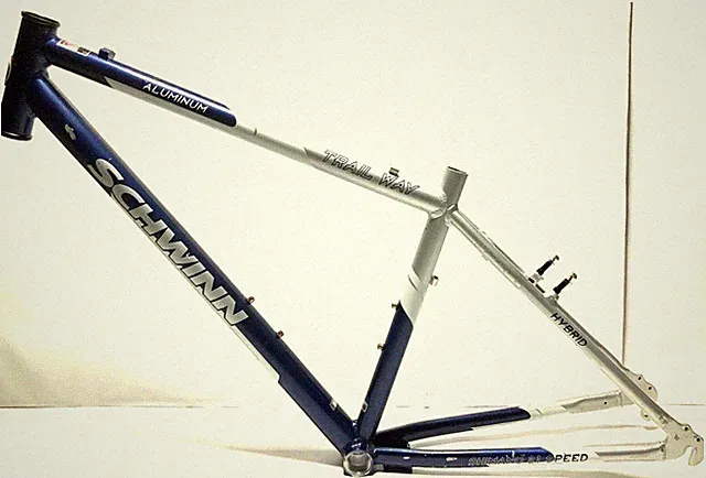 17" Bike FRAME ONLY Model S5984TG by Schwinn Hybrid Aluminum Trail Way