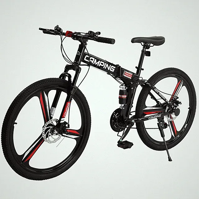 26-Inch Mountain Bike,21 Speed Full Suspension Adult Trail Commuter Bike