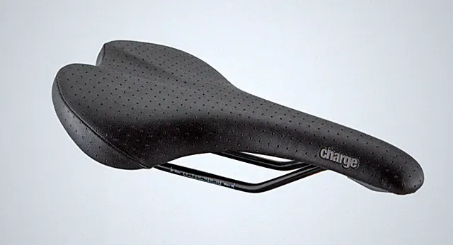 CHARGE Spoon Comfort Saddle foam bike seat, black. For road, hybrid, mountain.