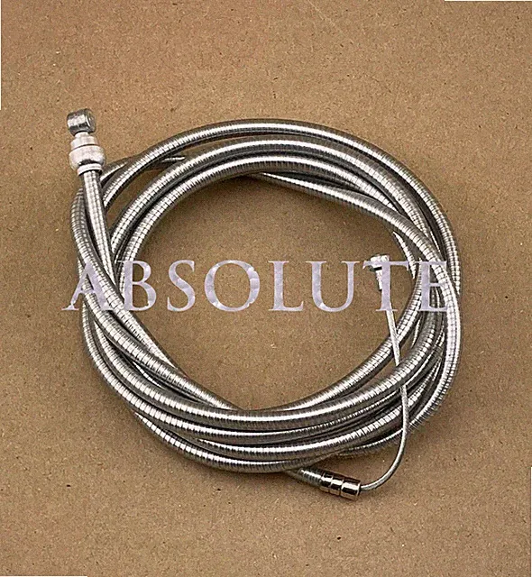 CLEAR BRAKE CABLE KIT HOUSING BUTTON FIXIE BICYCLE BMX MTB CRUISER BIKE BRAKES.