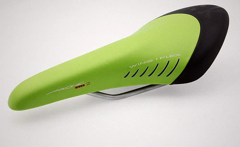 Fizik Arione Tri 2 Triathlon Biking Saddle Manganese-Rails Seat In Green