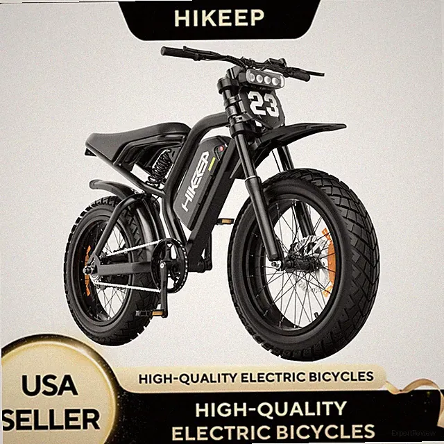 Hikeep ebike 20" Fat Tires Mountain Electric Bicycle for Adults 750W Peak 28 MPH