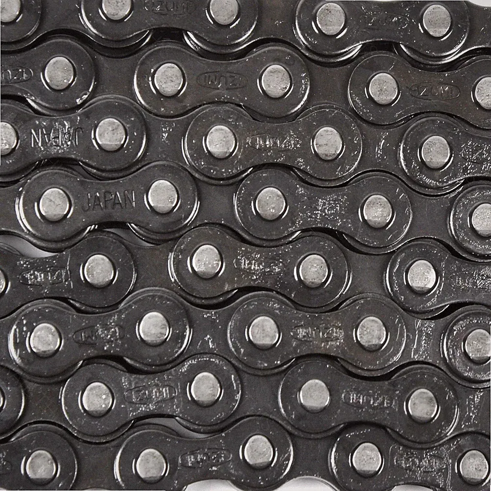 IZUMI 1/8" Single-Speed Chain 116L Black/Gray for Track BMX Fixed-Gear Bike