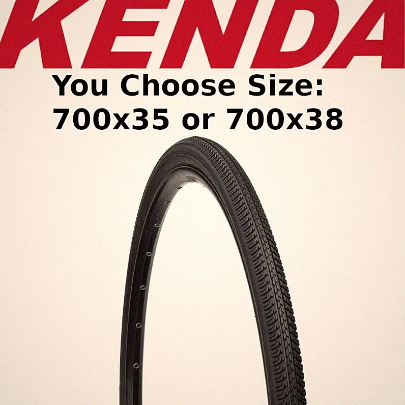 Kenda K192 Kourier 700x35c or 700x38c Hybrid Urban Tour Gravel Path Bike Tire