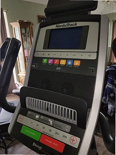 nordic track recumbent bike slightly used