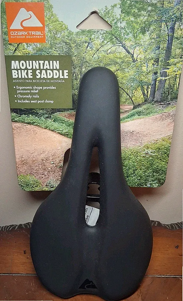 Ozark Trail Mountain Bike Saddle Seat Ergonomic Comfort Black New In Package