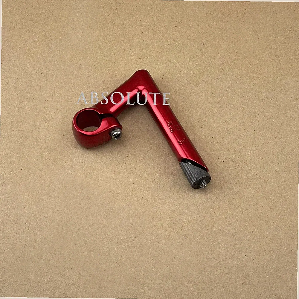 RED ALLOY FIXIE BICYCLE QUILL STEM 22.2MM VINTAGE FIXED GEAR TRACK ROAD BIKE.
