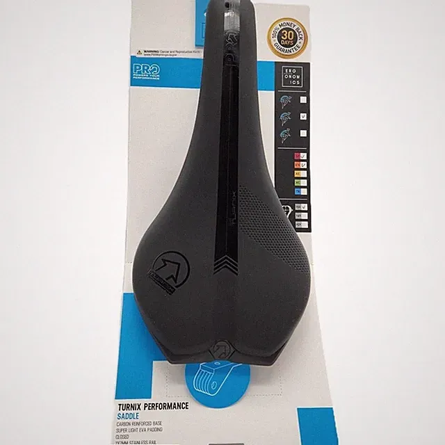 Shimano Pro Turnix Bicycle Saddle 132mm Carbon Reinforced Base Closed Black